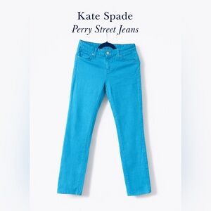 Kate Spade Perry Street Jeans Blue Size 27 Stretch Slim
